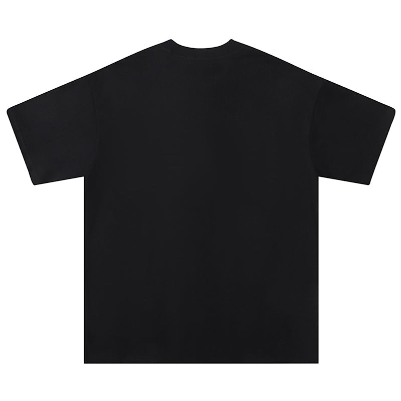 AMRI Black High Lion Skater T-Shirt
