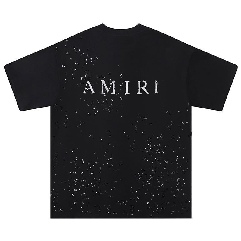 AMRI Ink-Splash Print T-Shirt