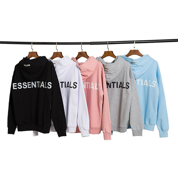 Fear Of God ESSENTIALS Hoodies 3M Reflective Logo