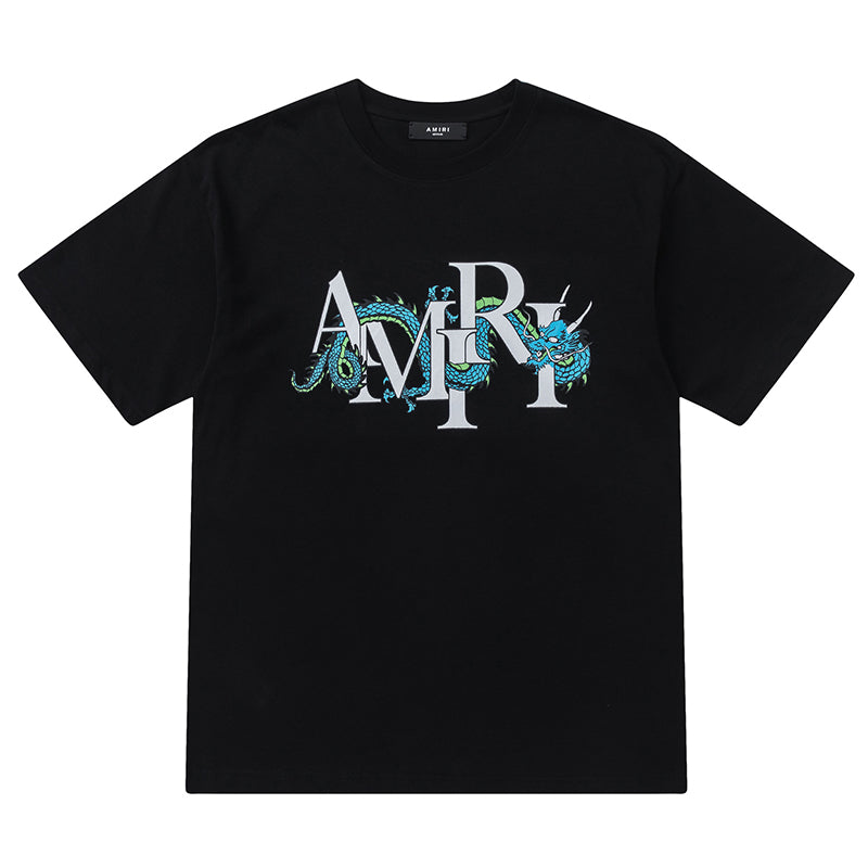 AMRI CNY Dragon Logo Printed Cotton T-Shirt