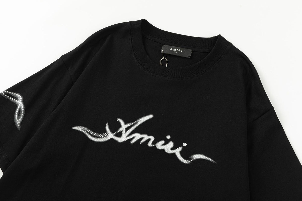 AMRI Smoke Embellished Crewneck T-Shirt