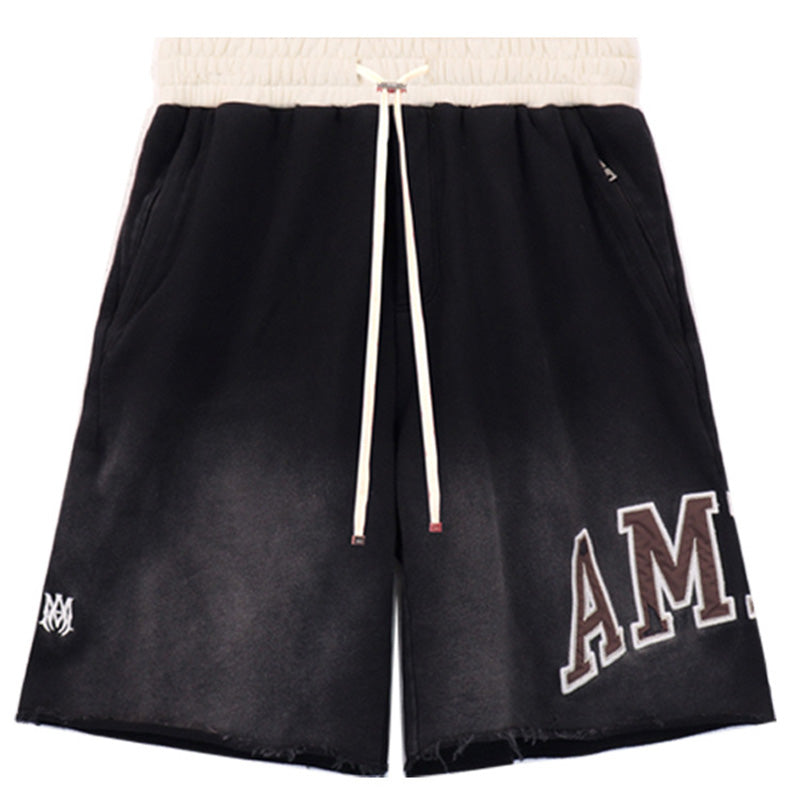 AMRI Straight-Leg Logo-Appliquéd Cotton-Jersey Shorts