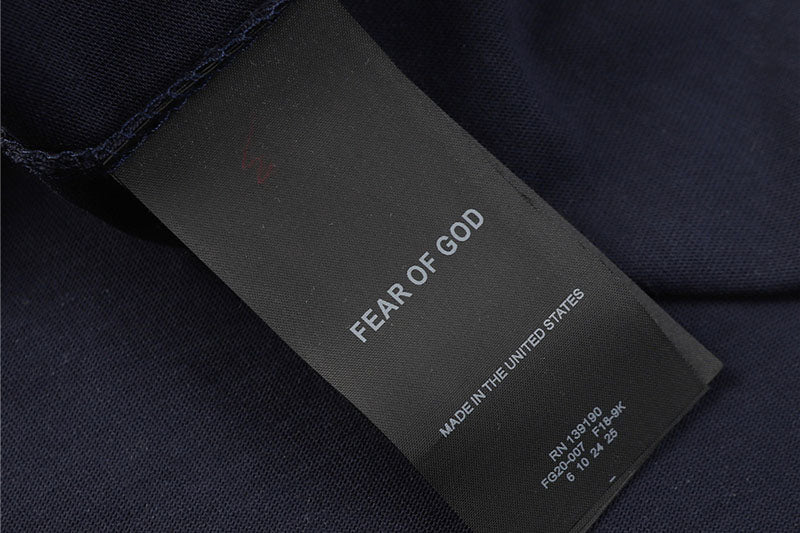 Fear Of God "FG" Logo Printd T-Shirts