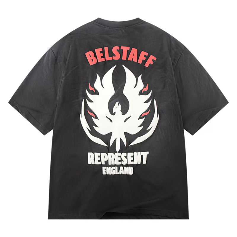 Represent X Belstaff Flame Phoenix T-Shirt