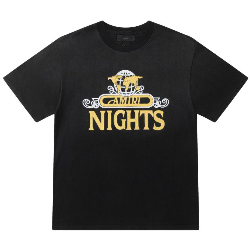 AMRI Nights Cotton Crewneck T-Shirts