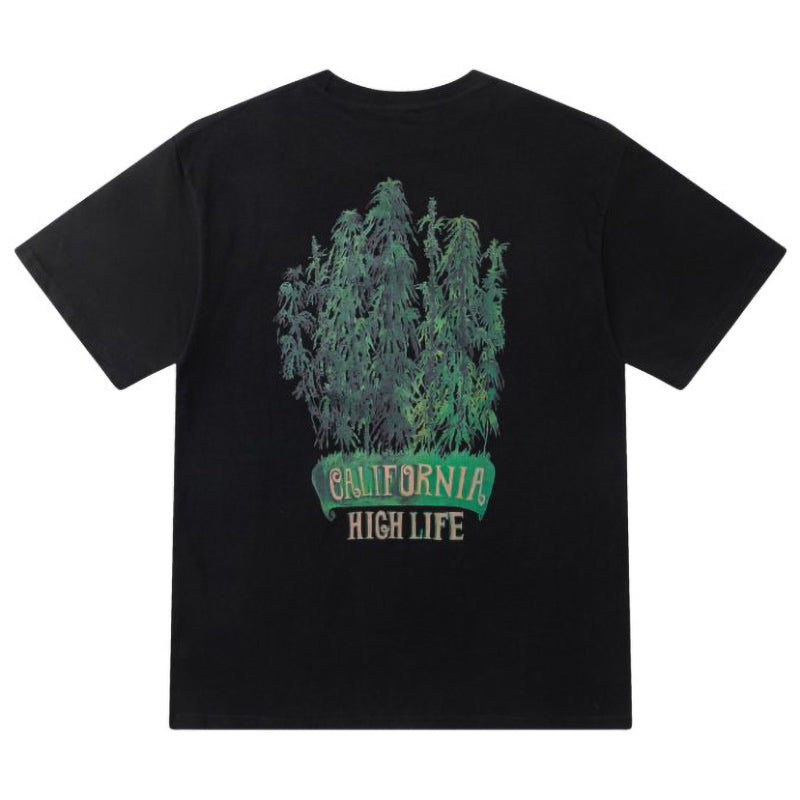 AMRI Leaf-Print Crewneck Cotton-Jersey T-Shirt