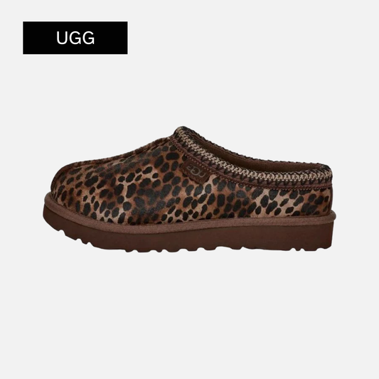 UGG Wmns Tasman Caspian Slipper 'Burnt Cedar Cheetah'