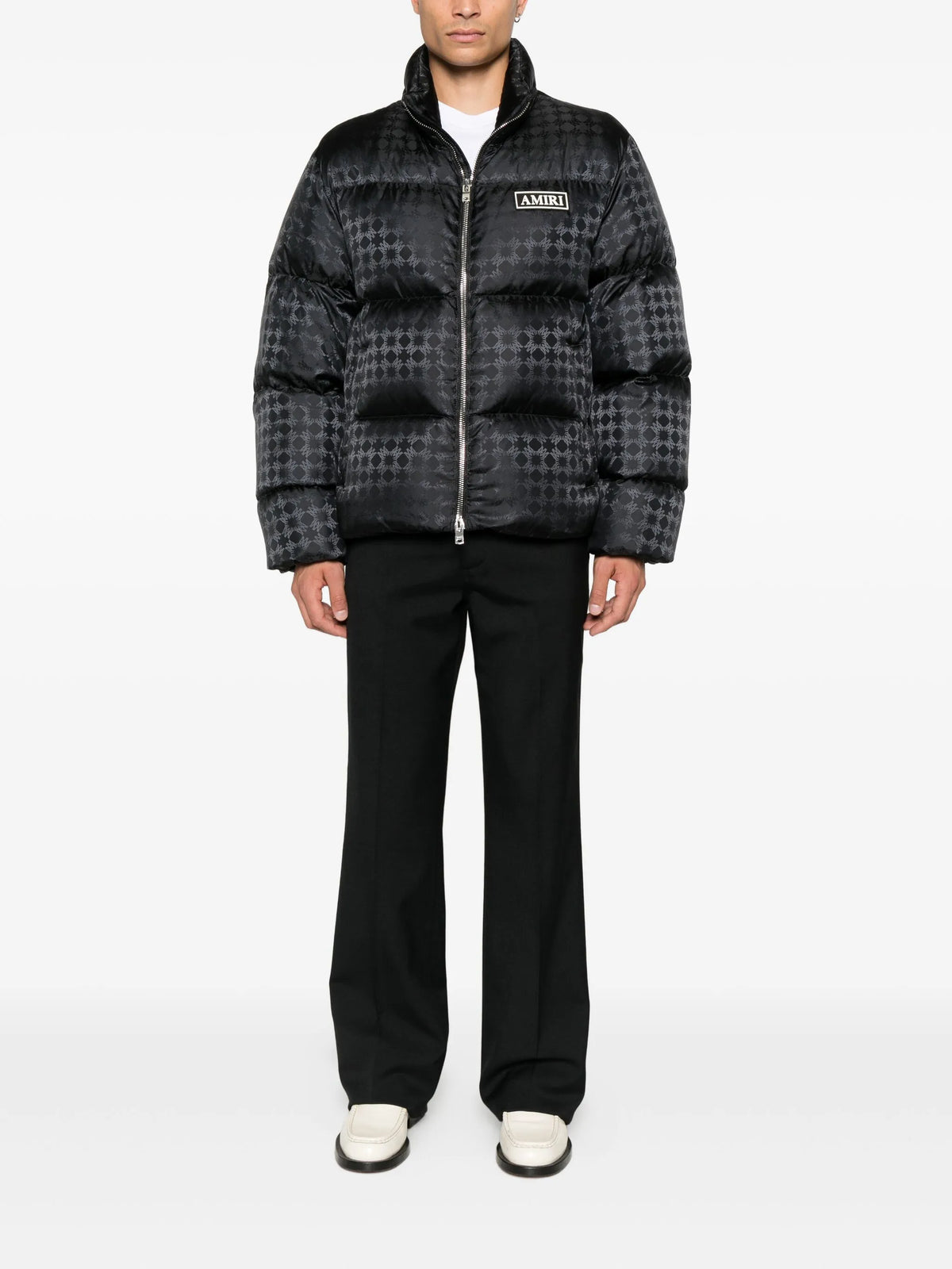 AMRI jacquard puffer down jacket