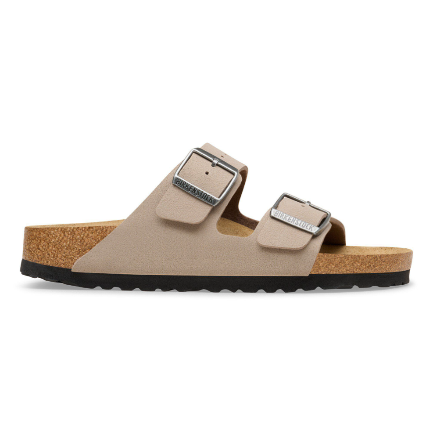 Birkenstock Arizona Birkibuc in Gray Taupe