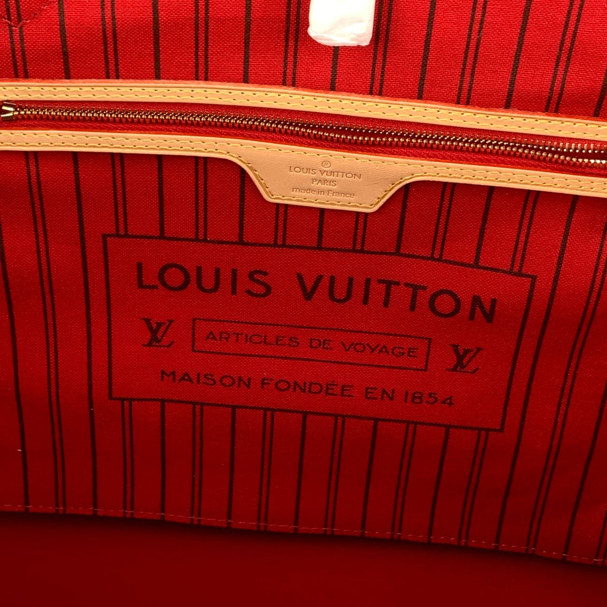 LV NEVERFULL GM PIVOINE LINING