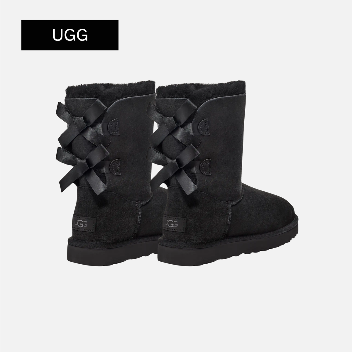 UGG Wmns Bailey Bow II Boot 'Black'