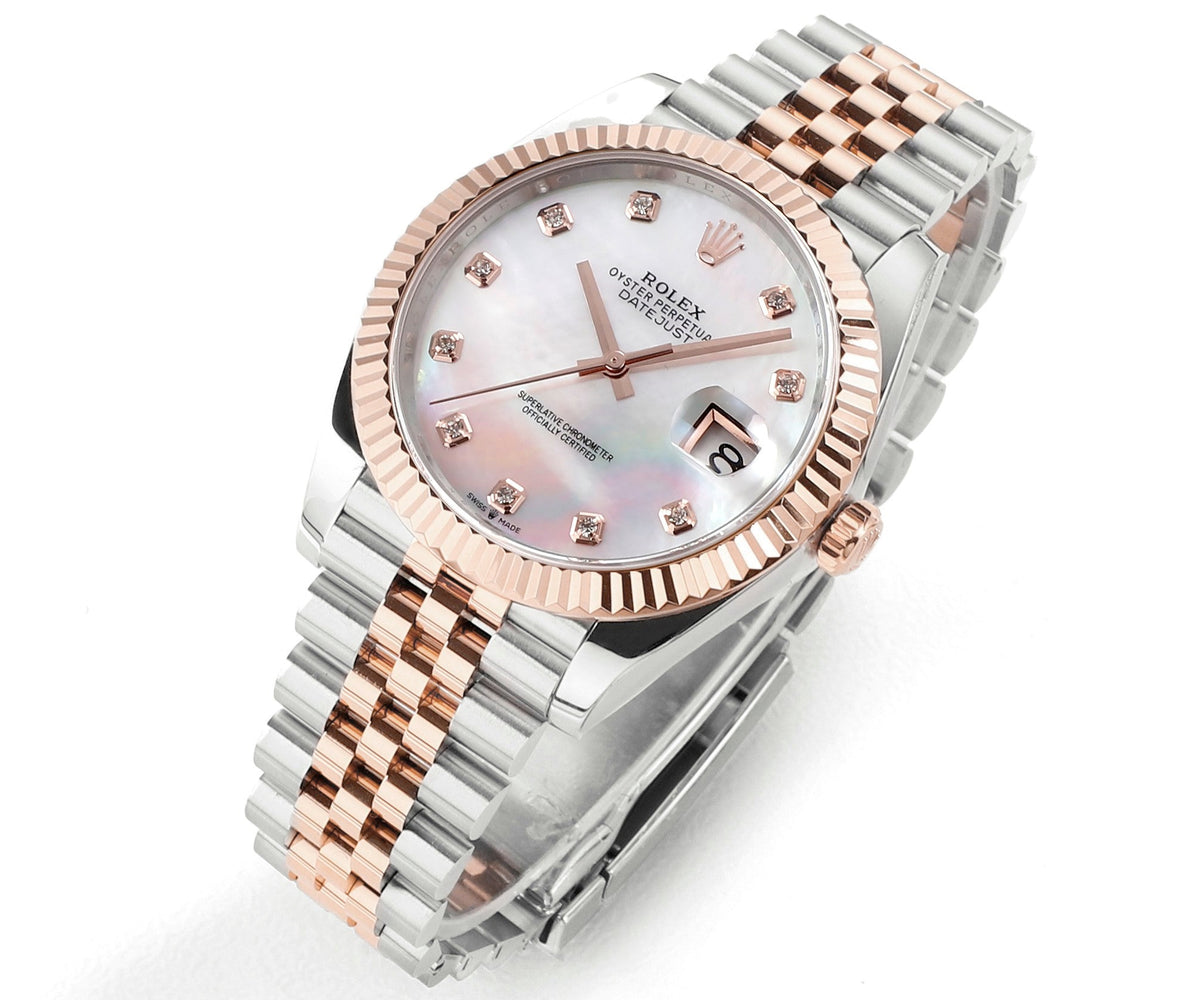 MOP Rose Gold & Steel 41MM Watch