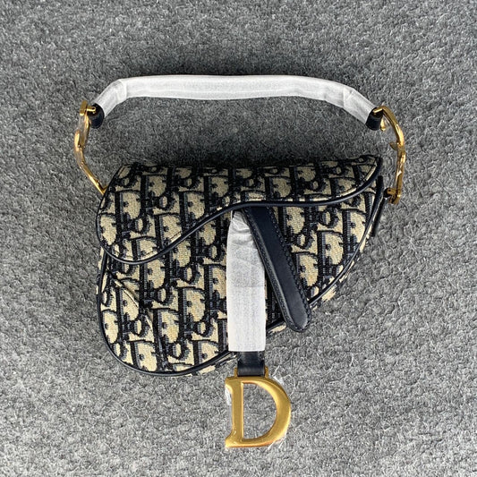 Dior Mini Saddle Bag Oblique Jacquard'