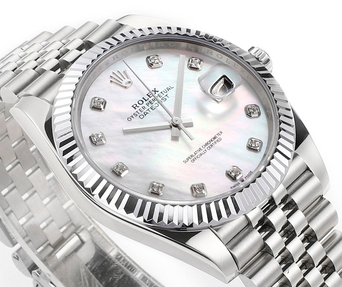 MOP Stainless Steel 41MM Watch