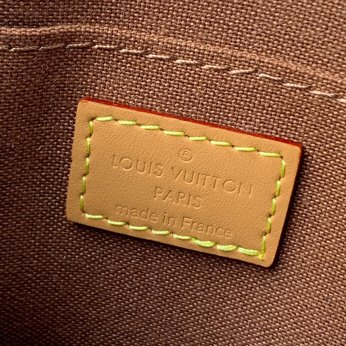 LV PETIT SAC PLAT BROWN