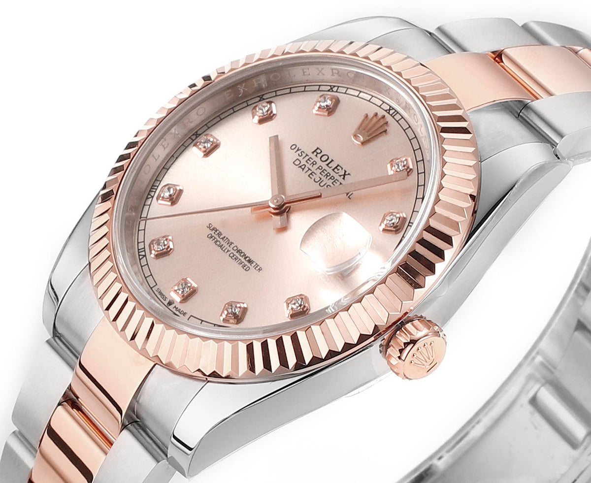 Pink Gold & Stainless Steel 41MM Watch