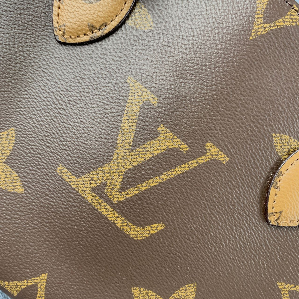 LV ONTHEGO GM GIANT REVERSE BROWN