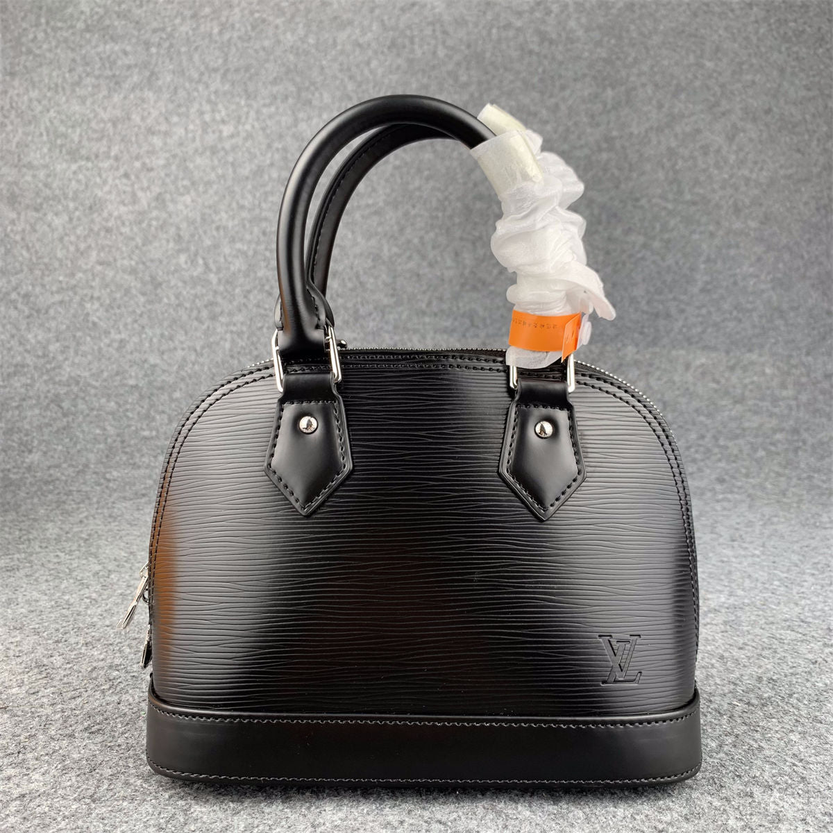 LV Alma BB in Black Epi Leather
