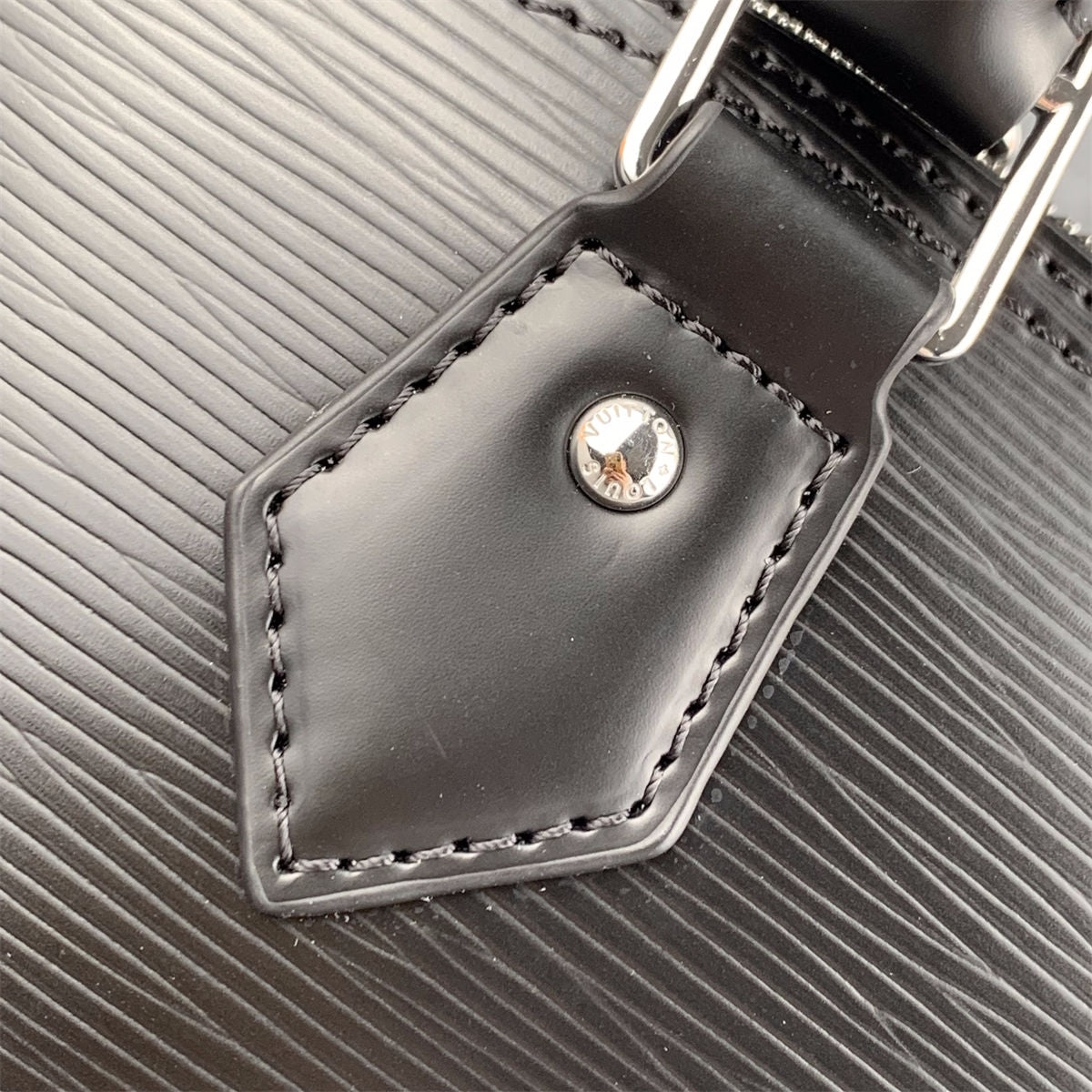 LV Alma BB in Black Epi Leather