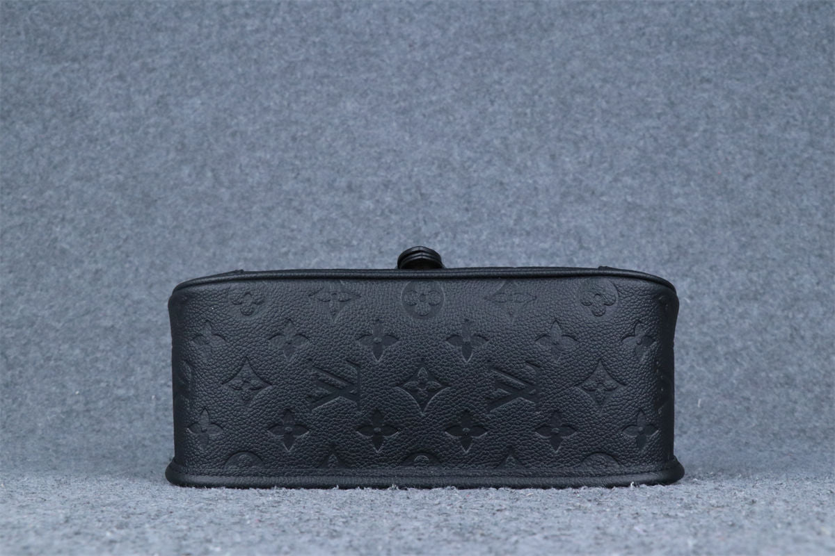 LV Diane 'Black Monogram Embossed Empreinte Cowhide Leather'