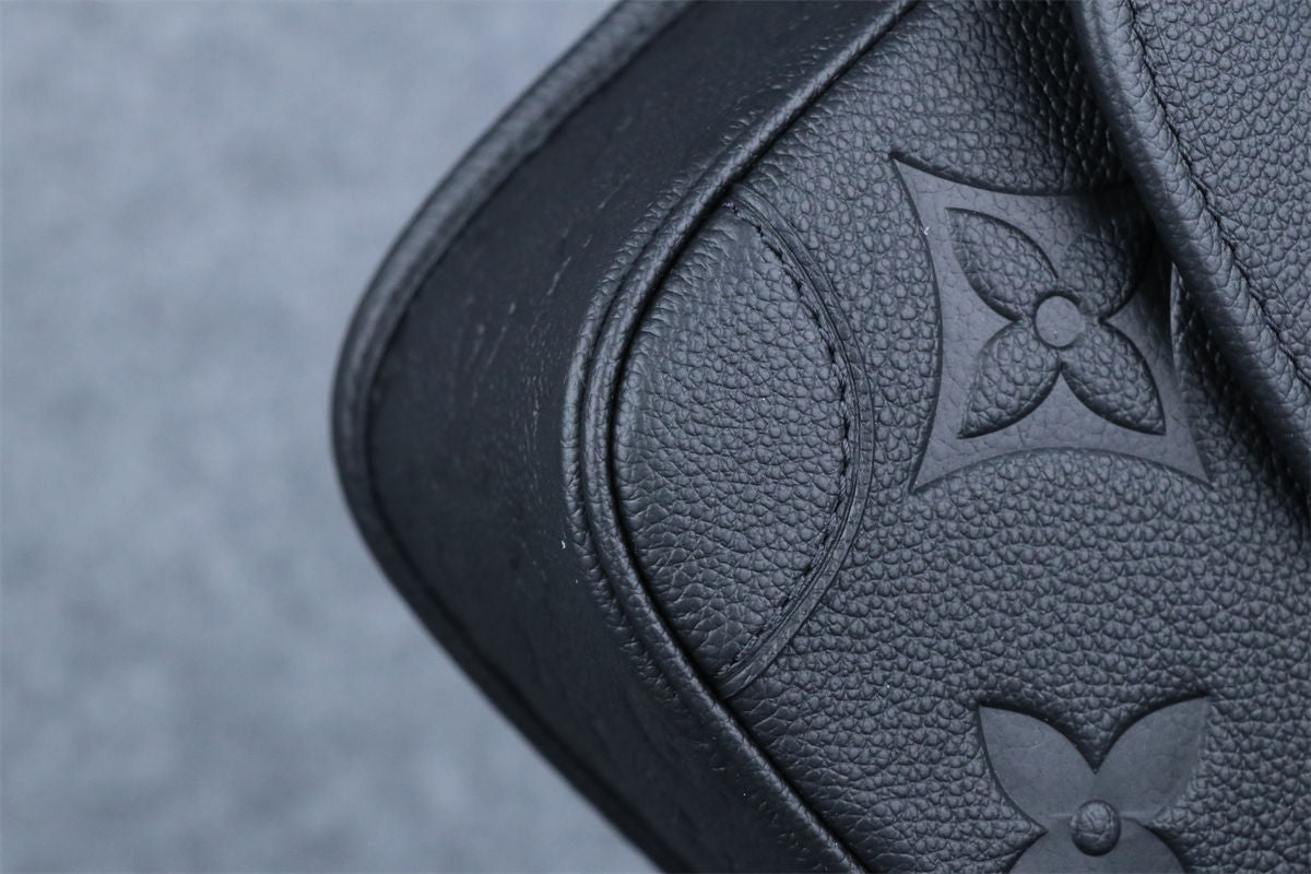LV Diane 'Black Monogram Embossed Empreinte Cowhide Leather'