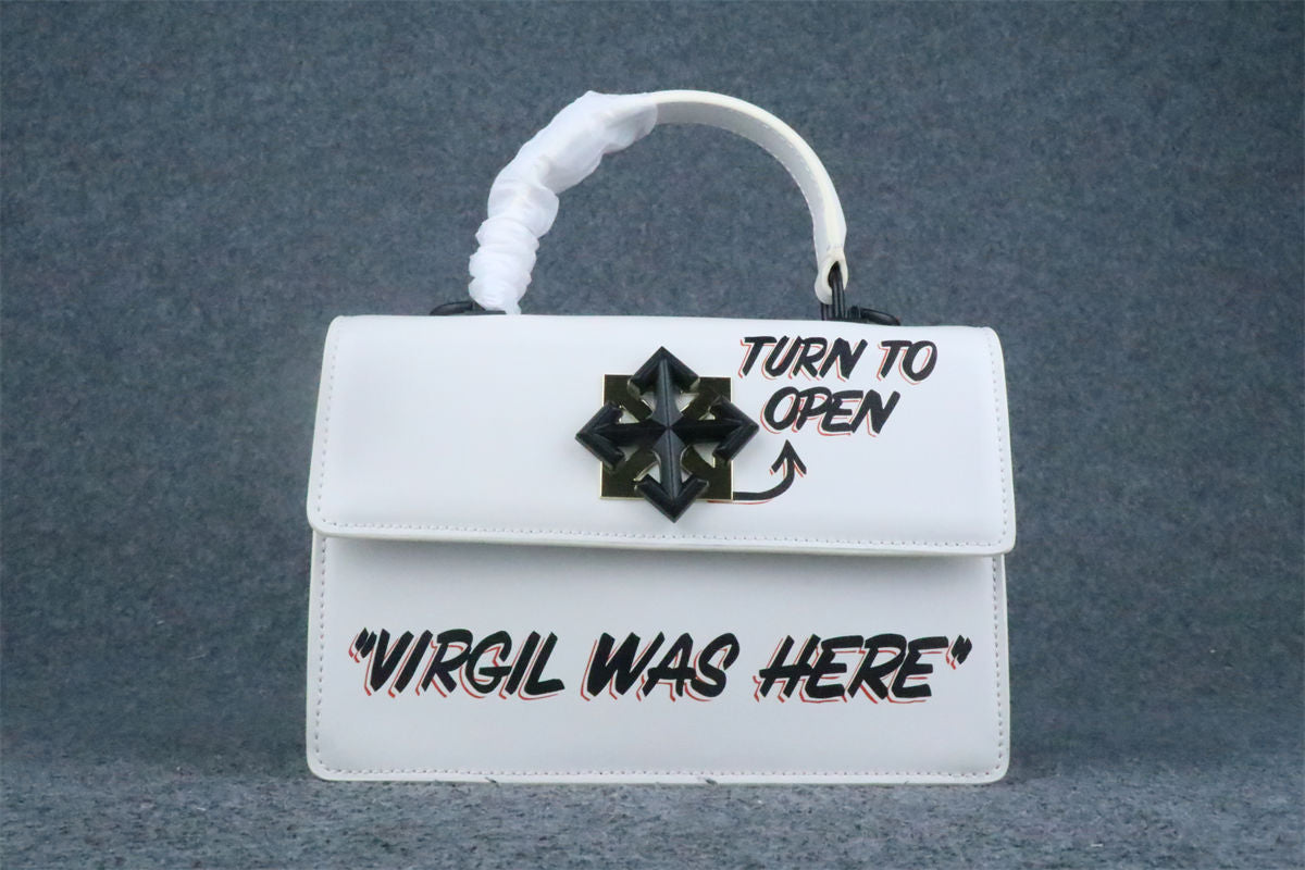 Off-White Jitney 1.4 Top Handle Bag 'White/Black'