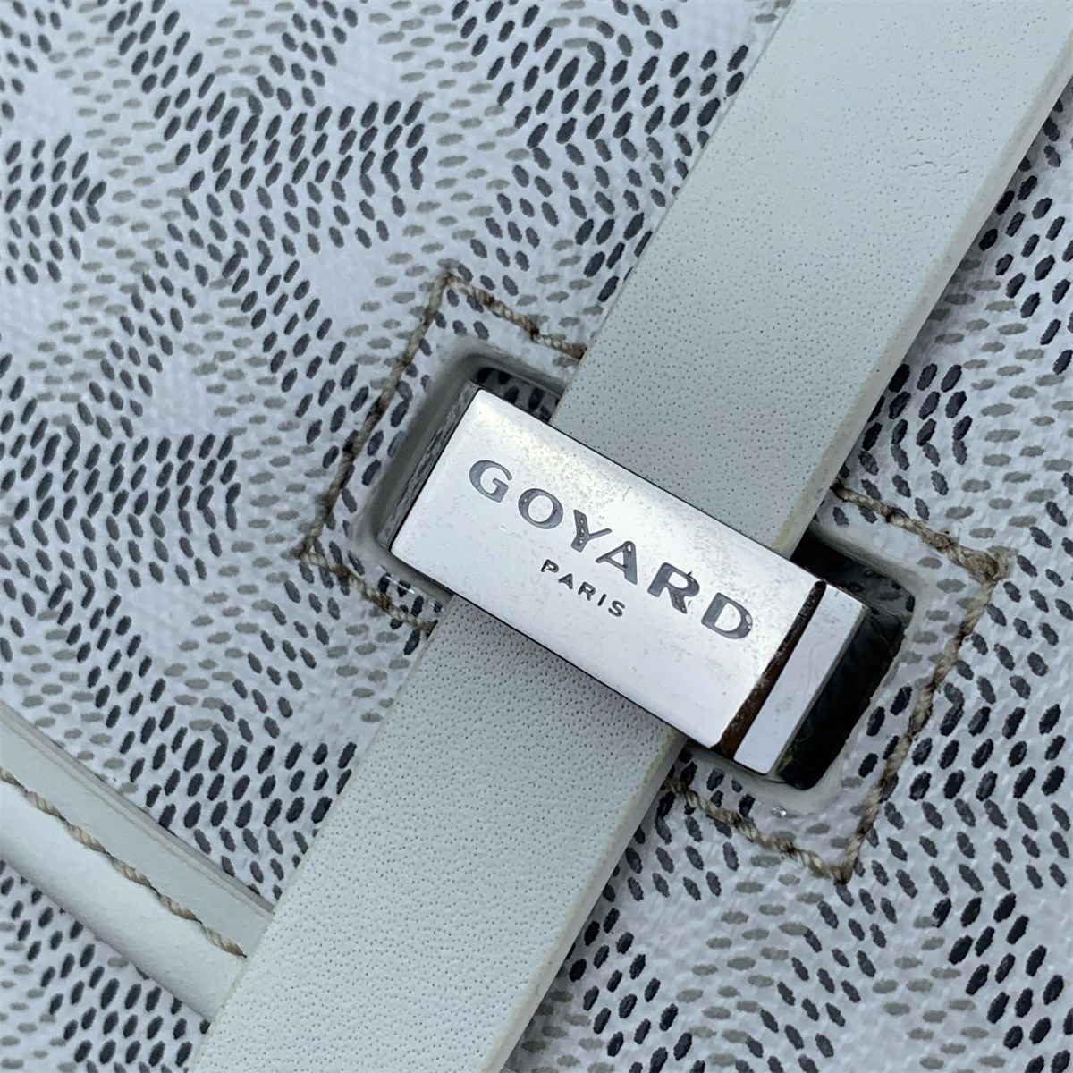 GOYARD BELVEDERE PM 'WHITE'