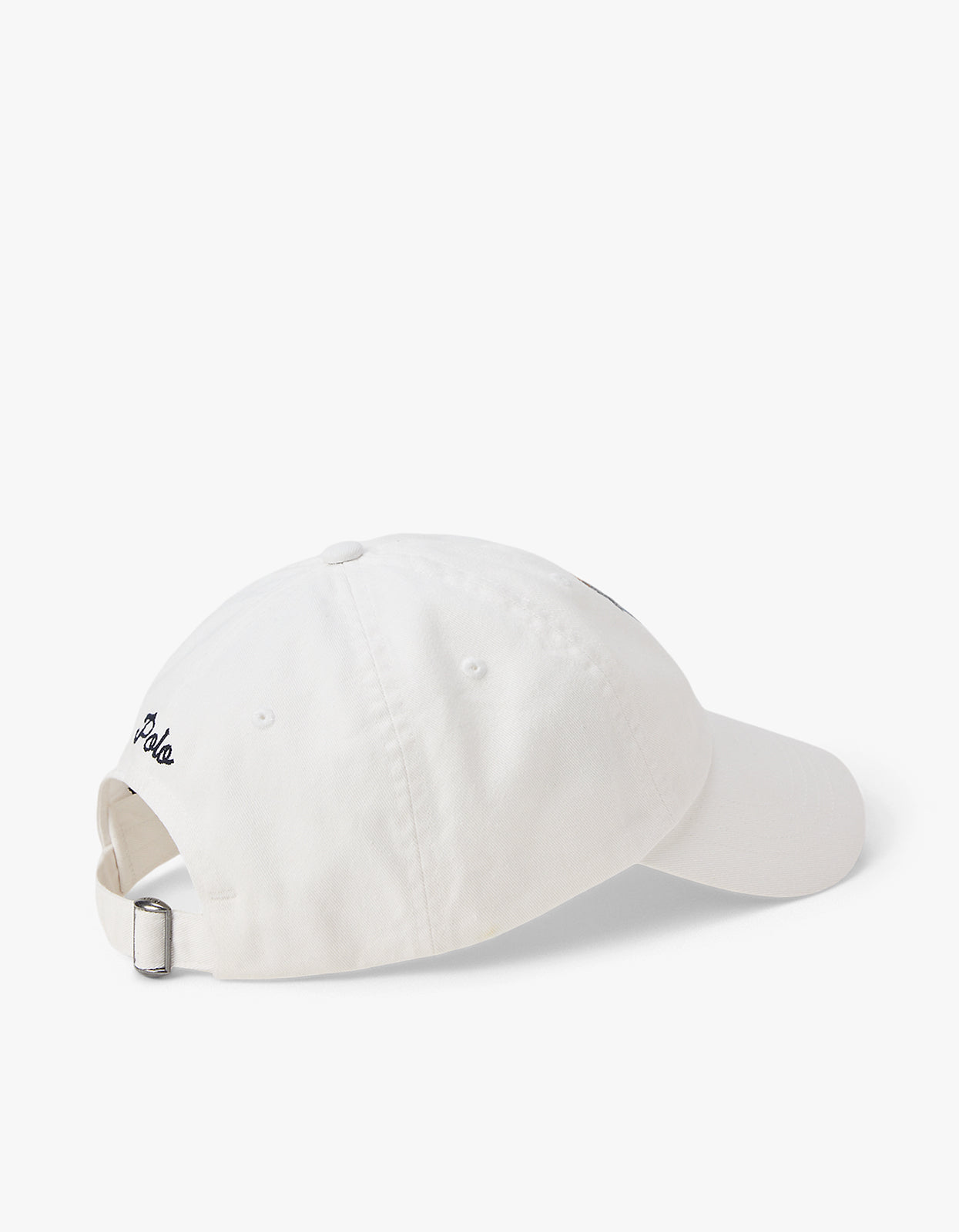 Dog Embroidered Twill Ball Cap - Ceramic White