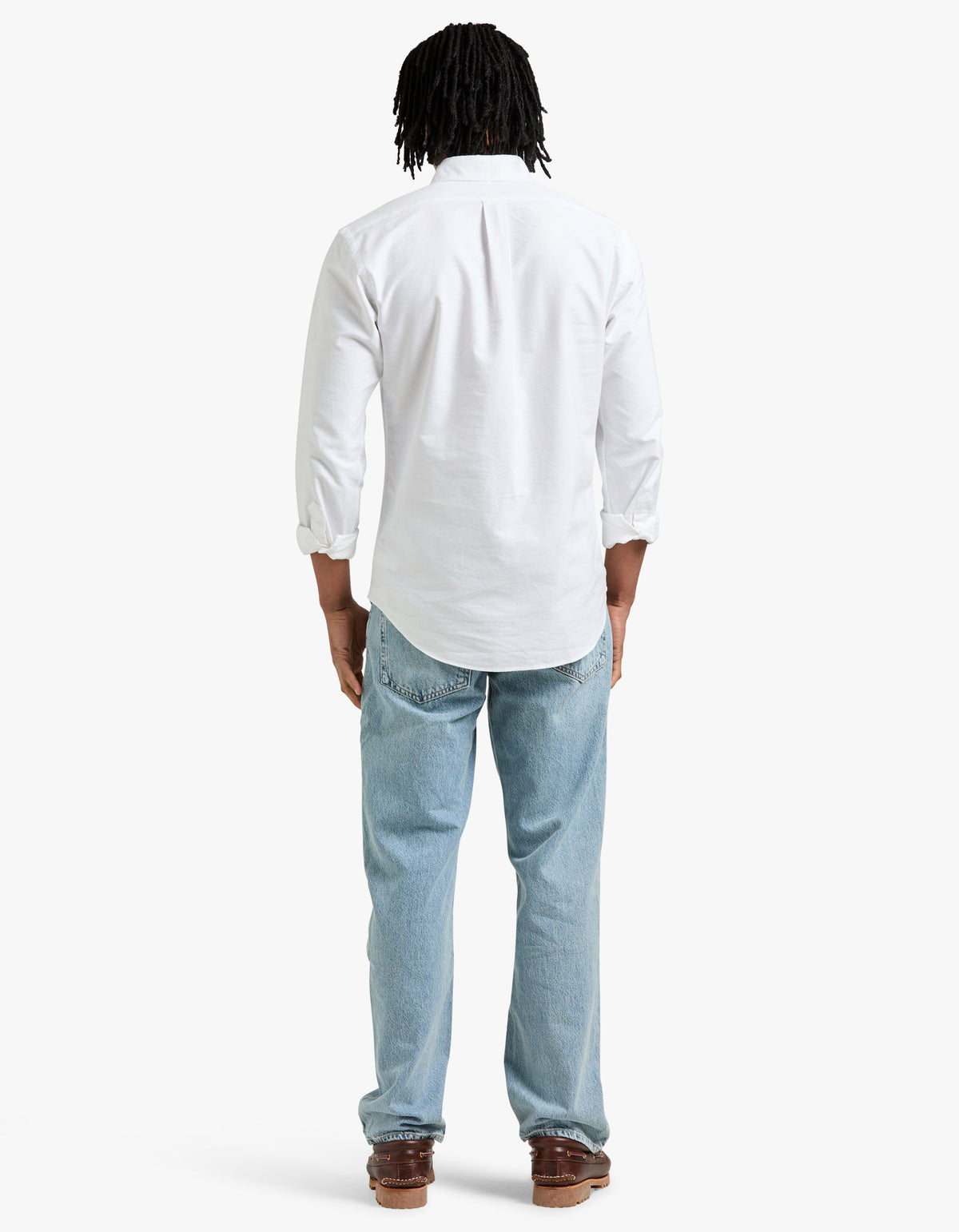 Custom Fit Oxford Shirt - White