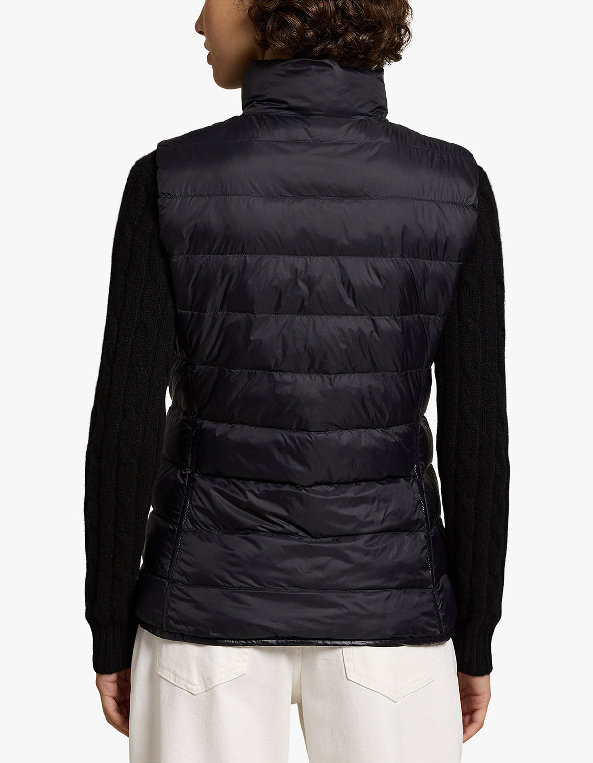 Water Repellent Quilted Packable Vest - Polo Black