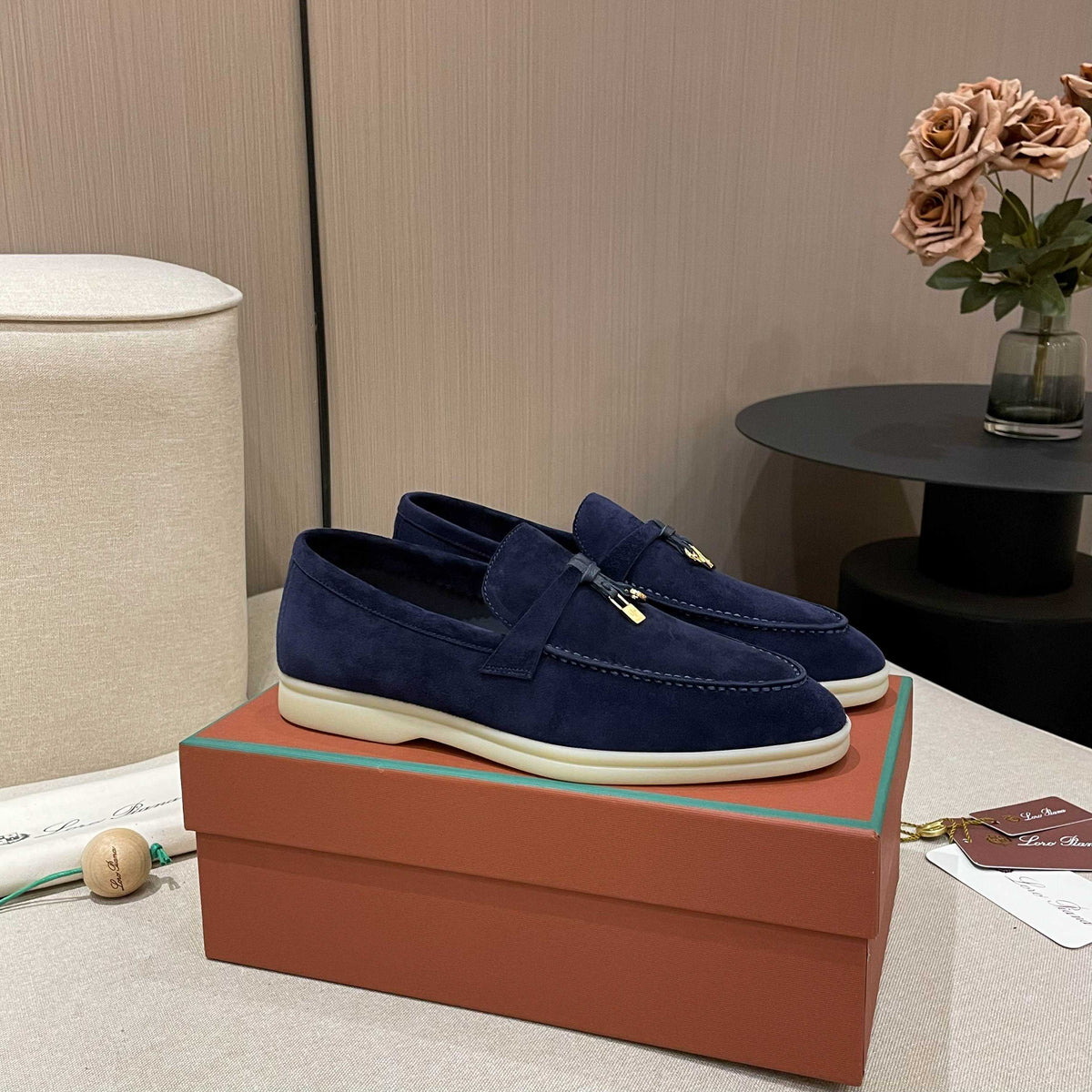 Loro Piana Summer Charms Walk Moccasin Loafers