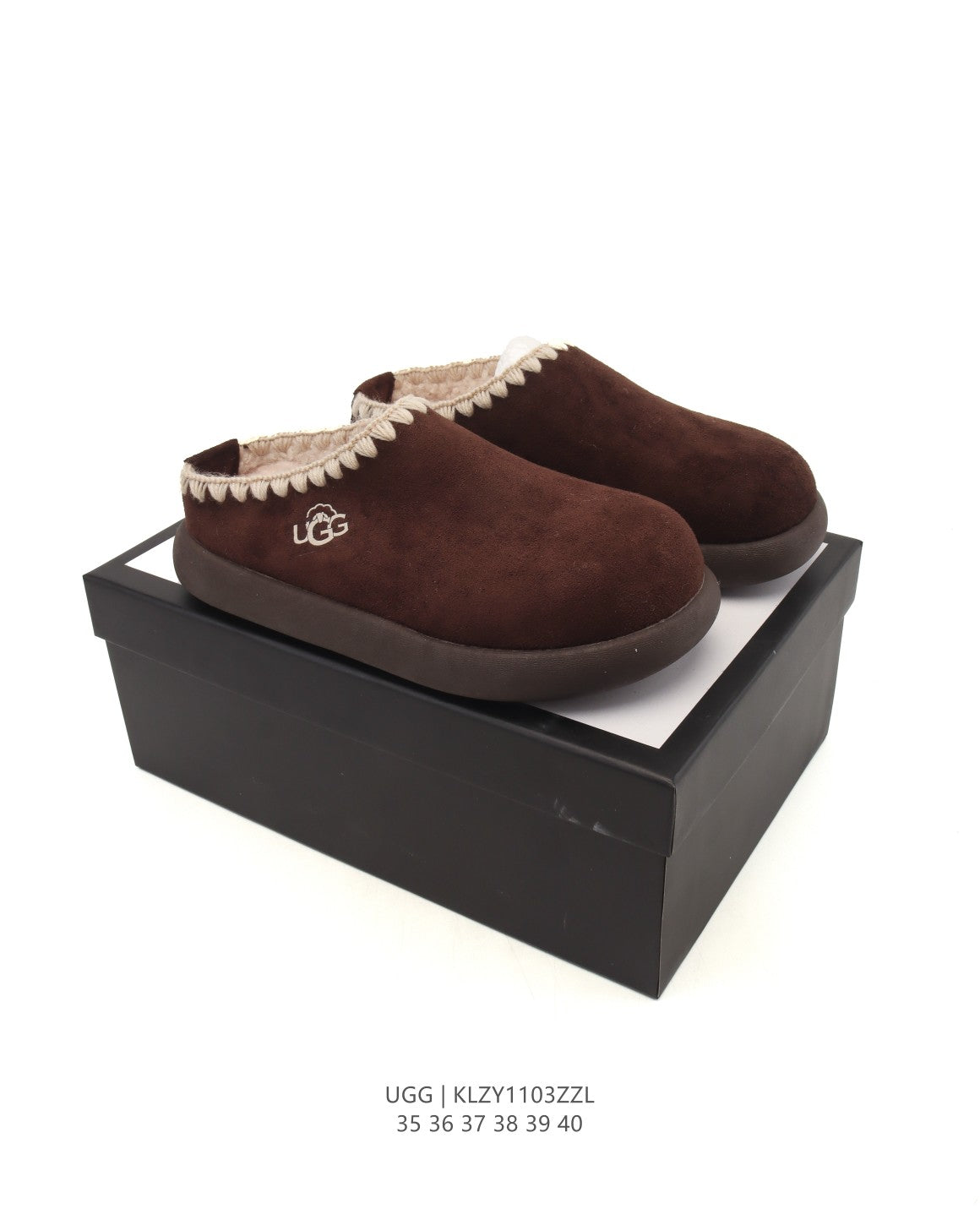 UGG Retro Color-Block Sheepskin Slippers – Autumn/Winter Collection