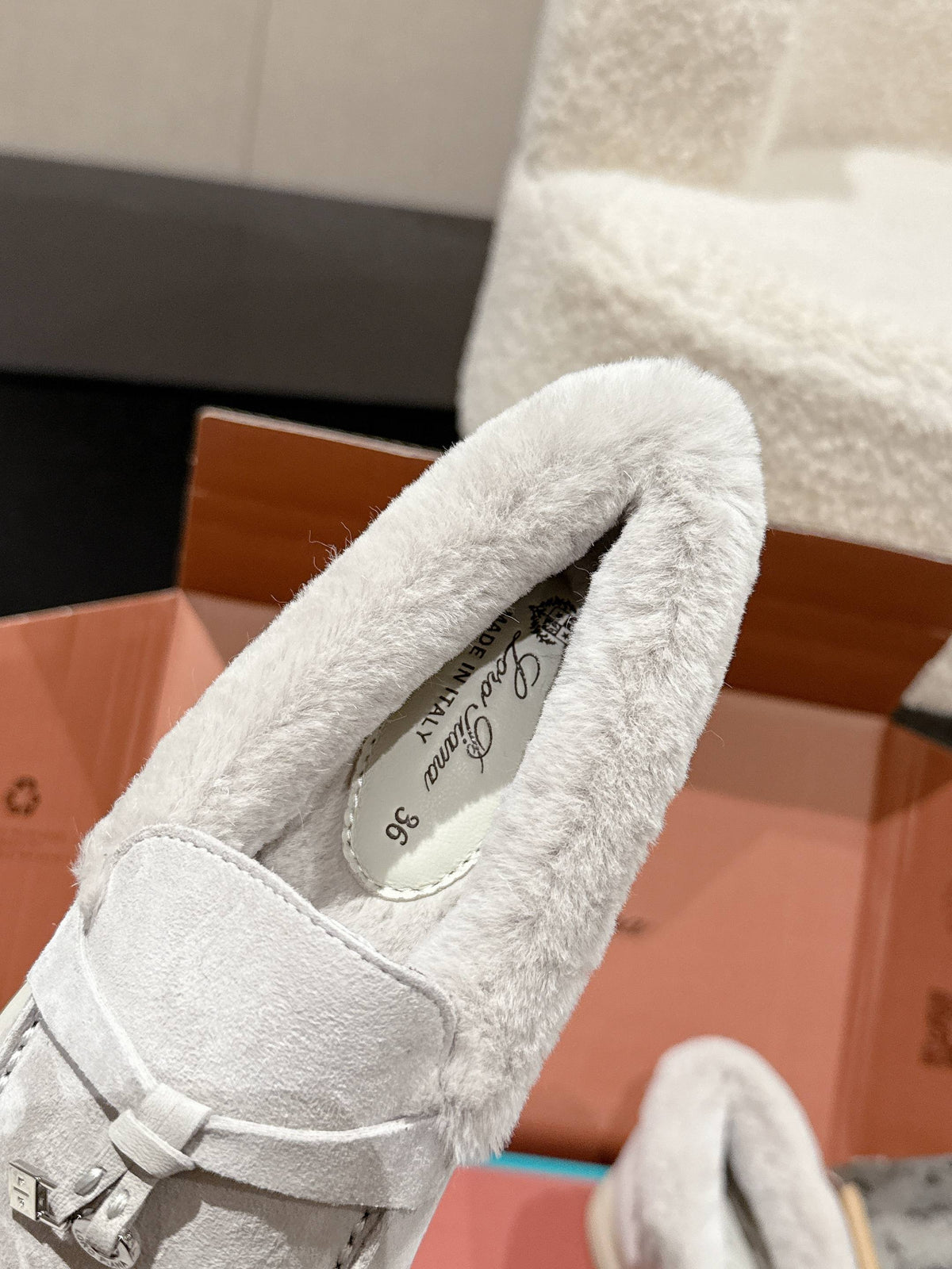 Loro Piana Classic Fur-Lined Loafers
