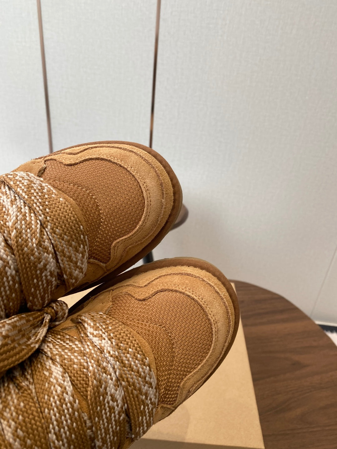 UGG Knitted Shearling Snow Boots