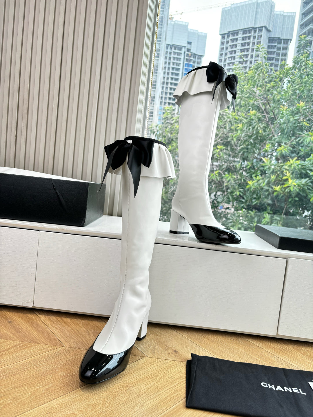Chanel Sheepskin Knight Boots – Autumn/Winter Collection