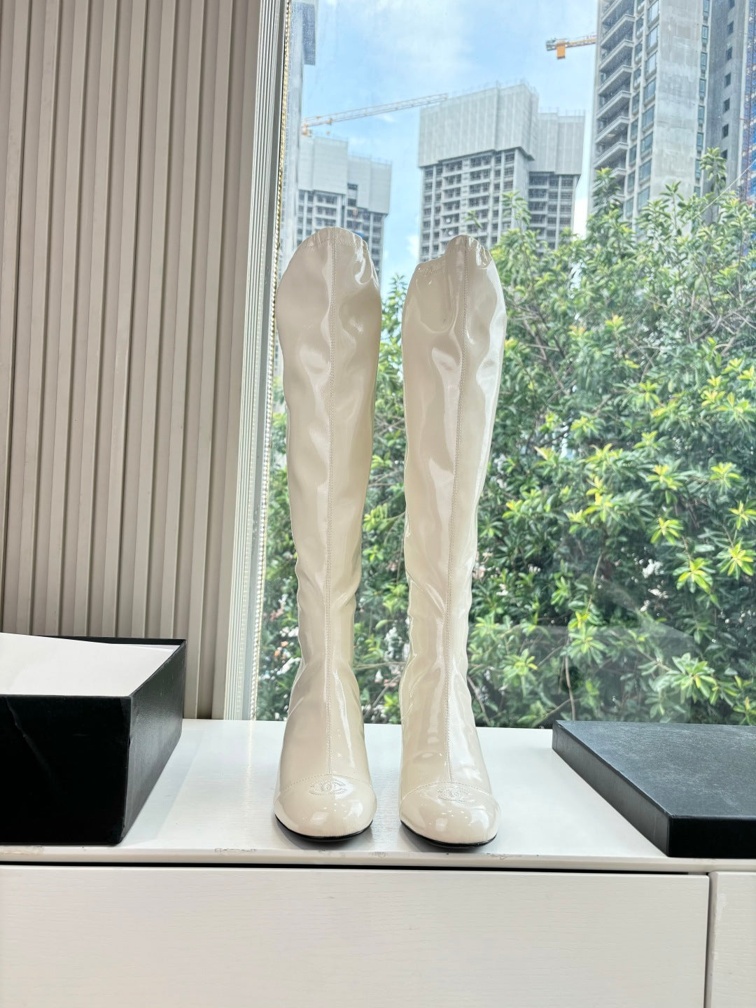 Chanel Patent Leather Combat Boots – Autumn/Winter Collection