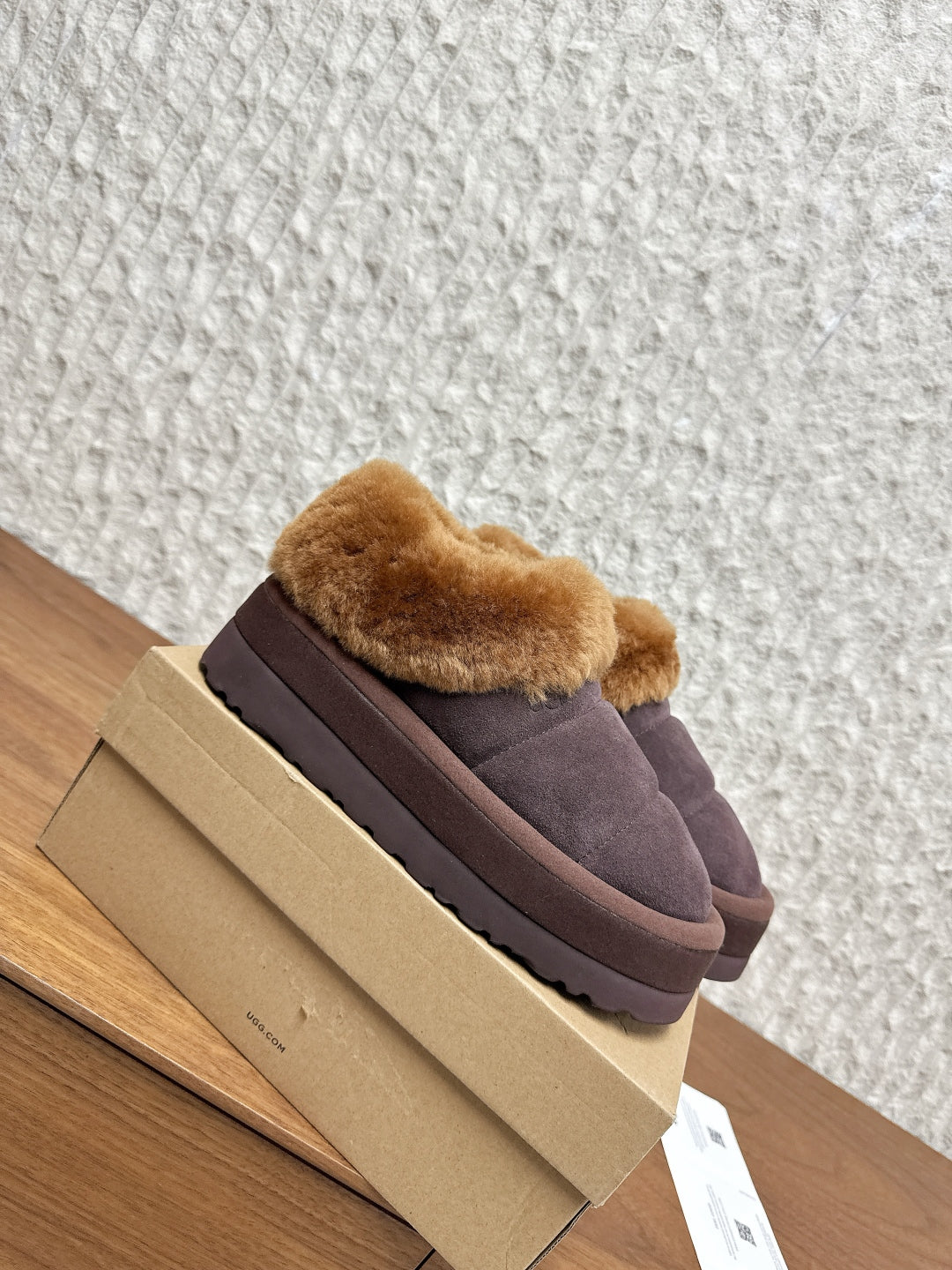 UGG Sheepskin Fur-Lined Slippers – Autumn/Winter Collection