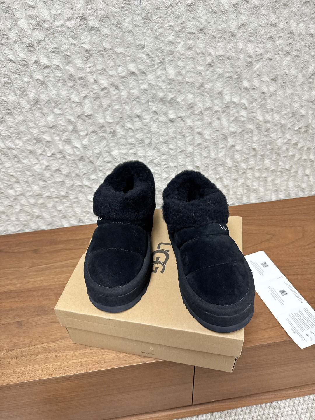 UGG Sheepskin Fur-Lined Slippers – Autumn/Winter Collection