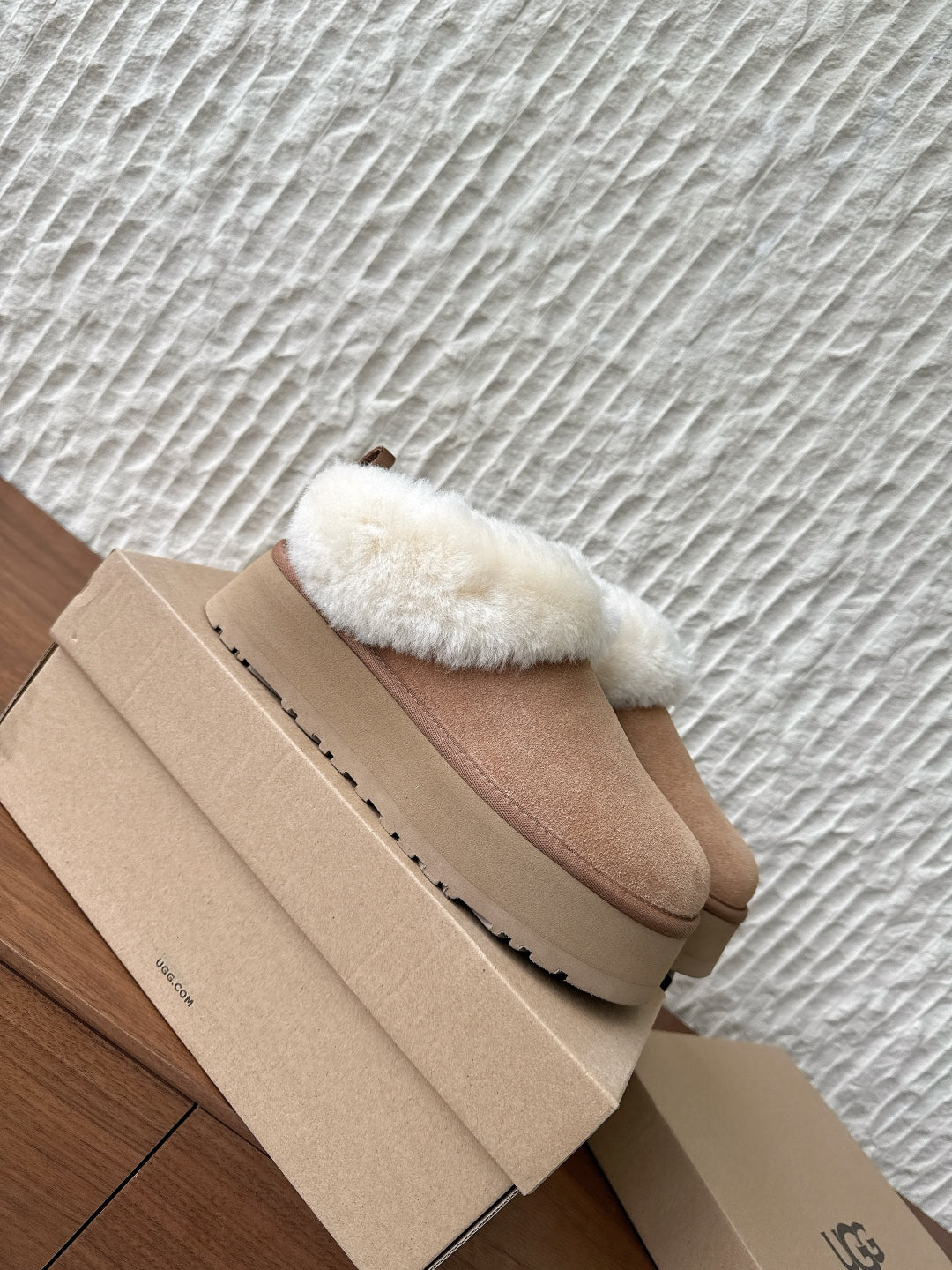 UGG Sheepskin Fur-Lined Slippers – Autumn/Winter Collection
