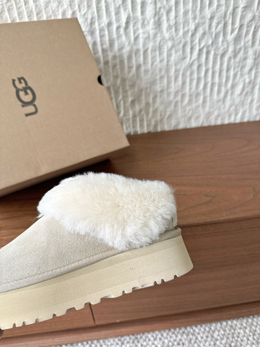 UGG Sheepskin Fur-Lined Slippers – Autumn/Winter Collection