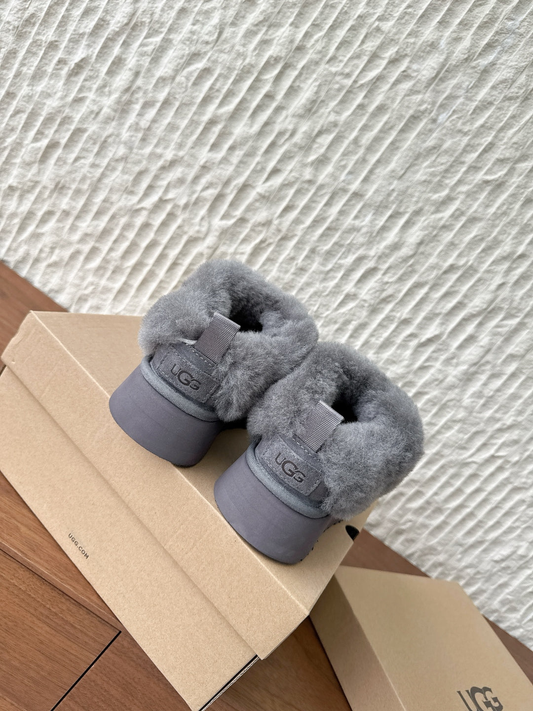 UGG Sheepskin Fur-Lined Slippers – Autumn/Winter Collection