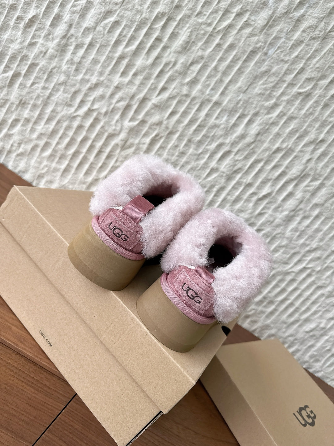 UGG Sheepskin Fur-Lined Slippers – Autumn/Winter Collection