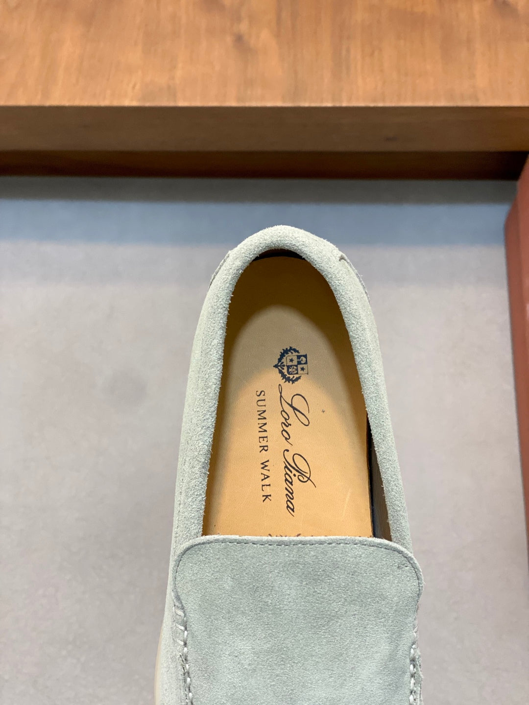 Loro Piana Suede Leather Slip-On Loafers