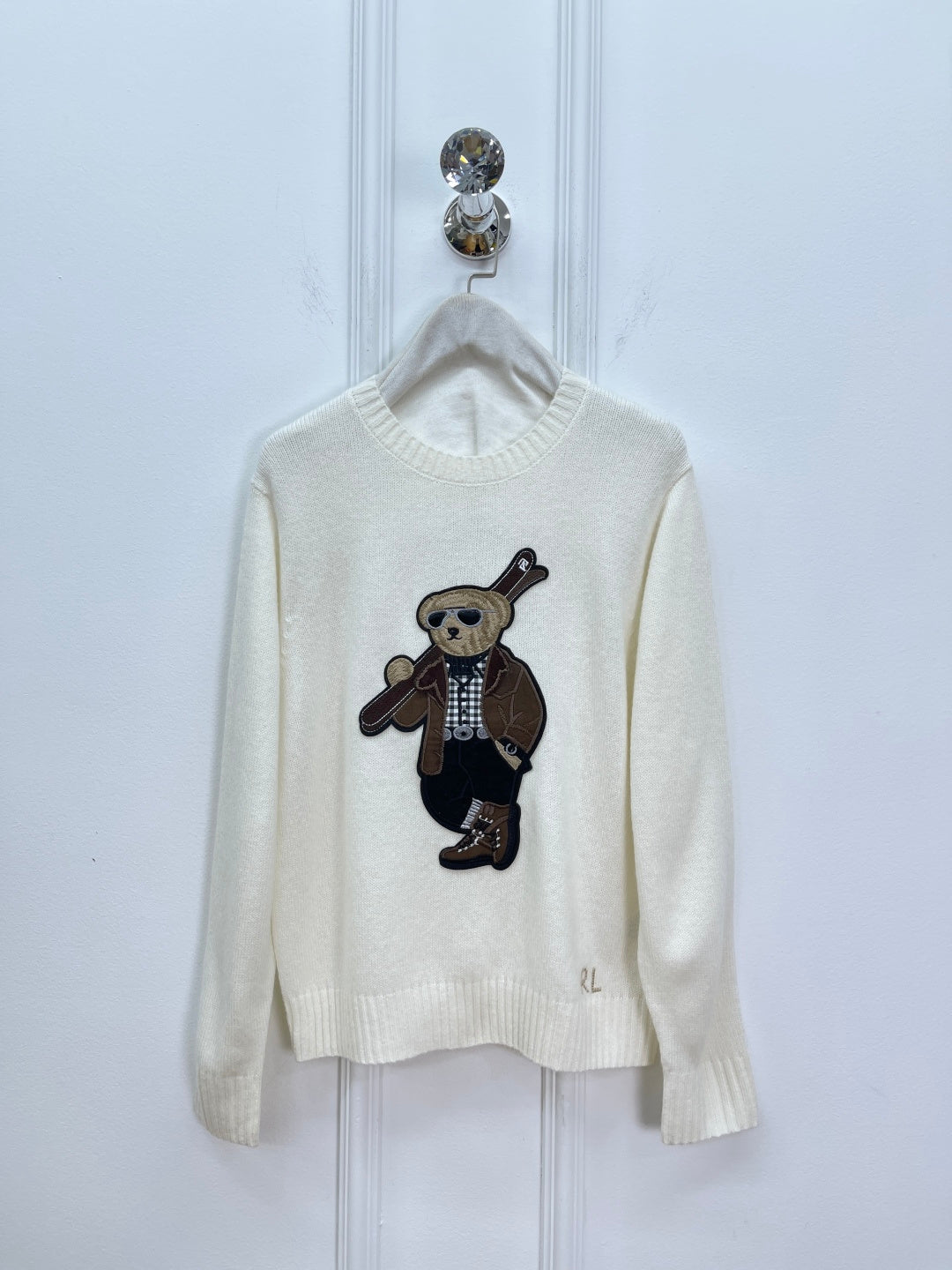 Ralph Lauren Polo Bear Cashmere Wool Knit Sweater