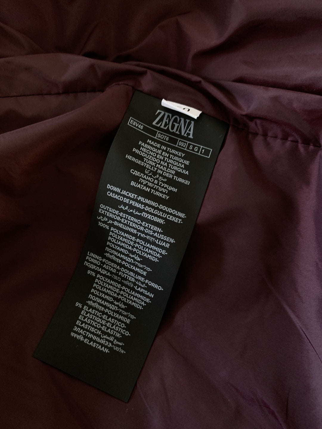 Zegna Spliced Down Puffer Jacket – 2025FW