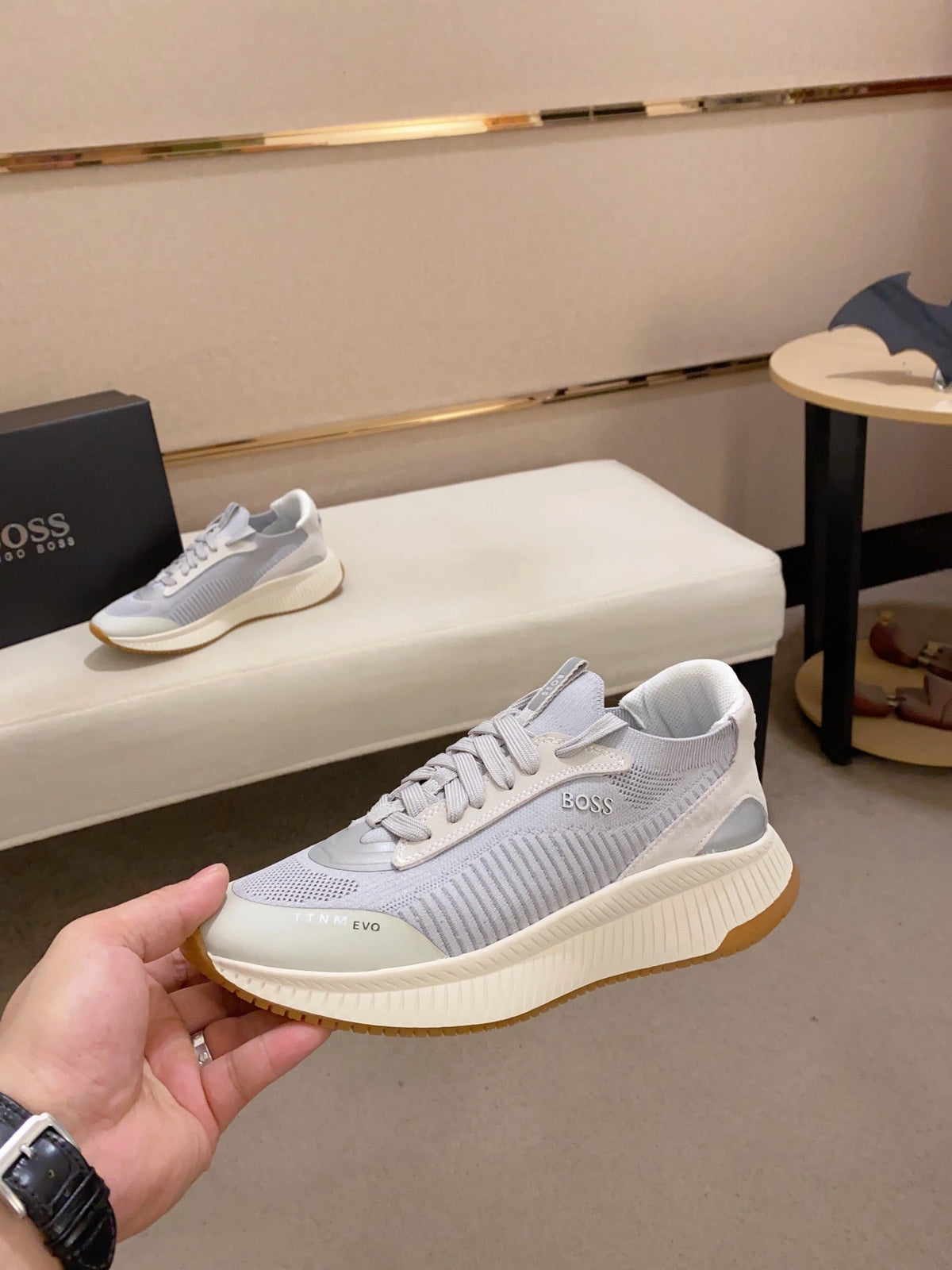 Boss Latest Casual Fly-Knit Sneakers