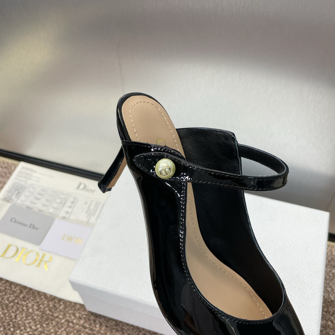 Dior J'Adior Jolie Pearl Pointed-Toe Mules – 2024 Spring/Summer Collection