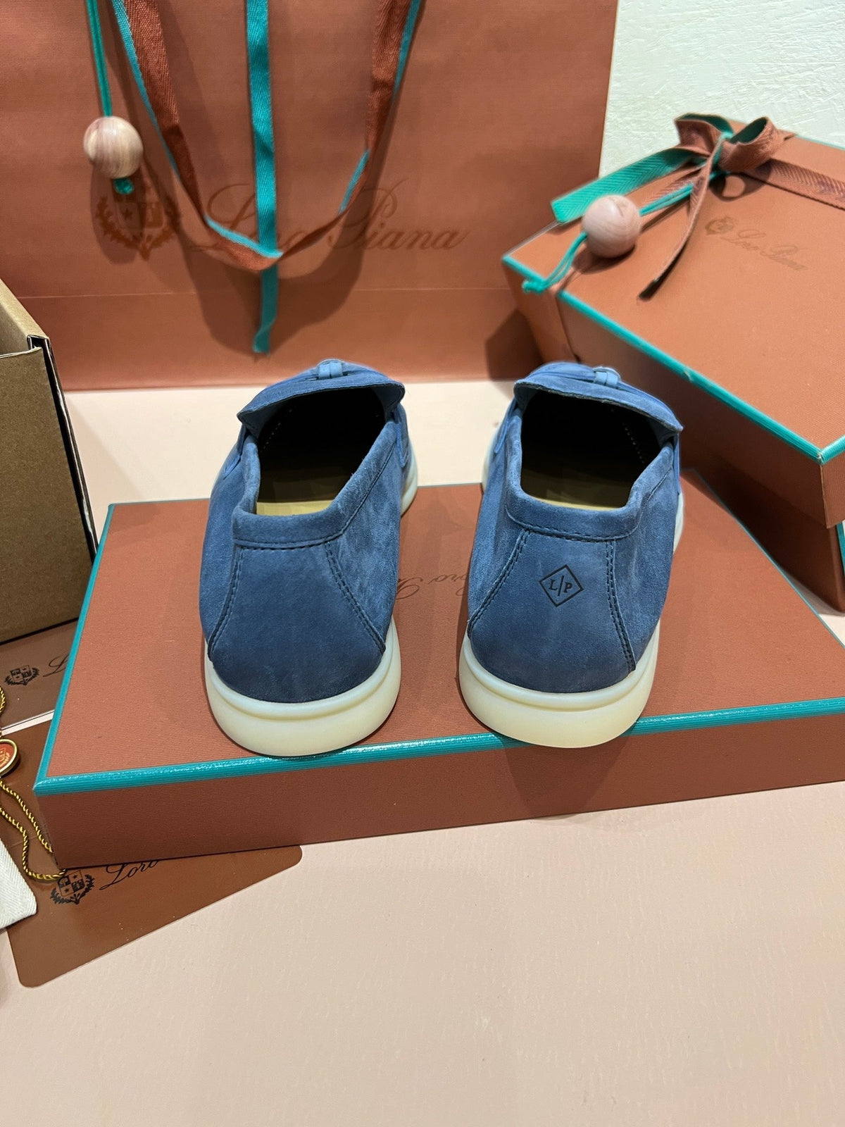 Loro Piana Classic Suede Backless Mules