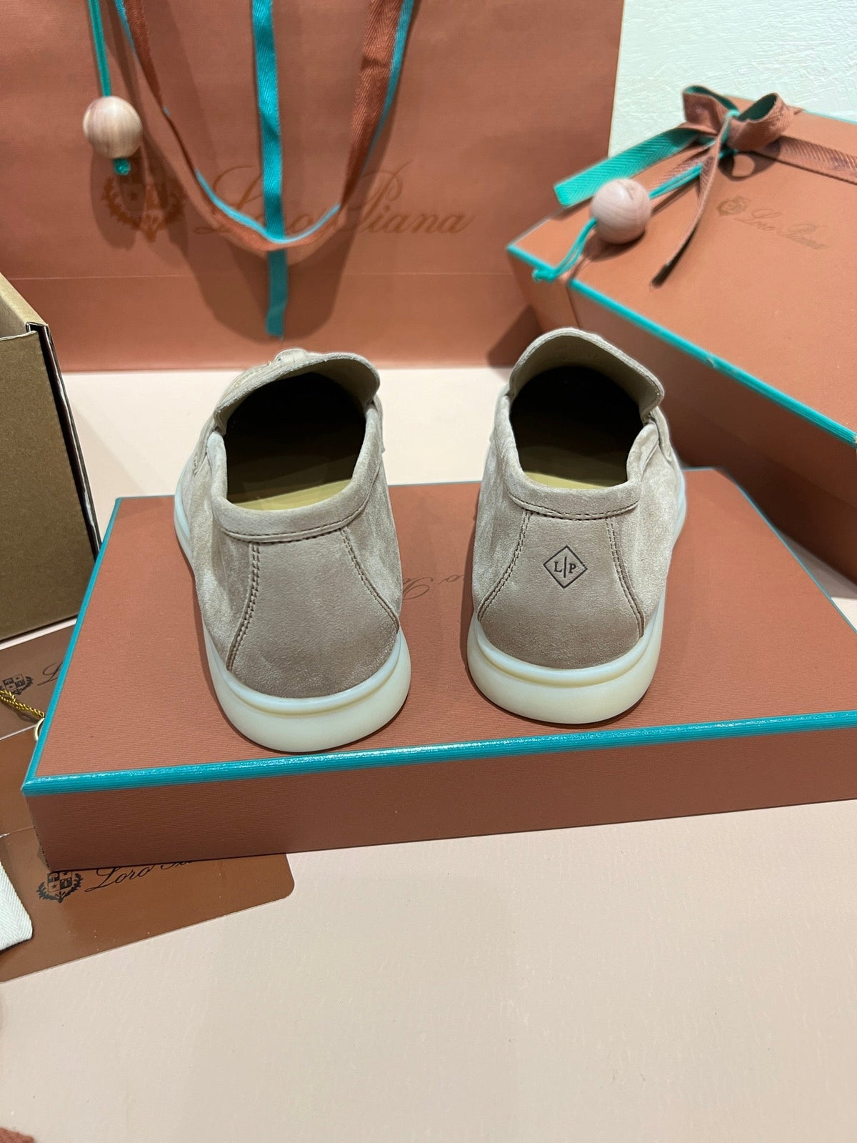 Loro Piana Classic Suede Backless Mules