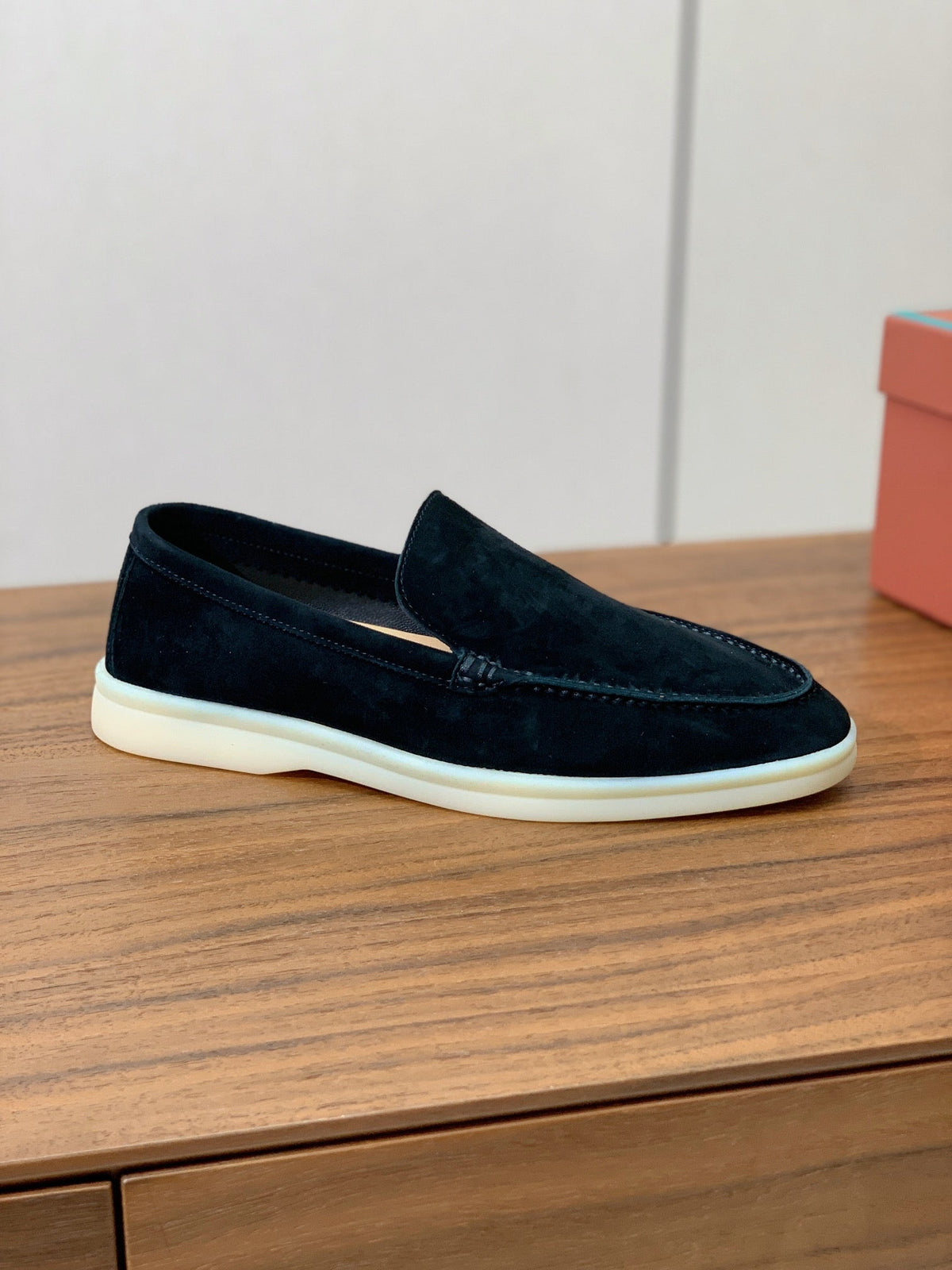Loro Piana Glossy Cashmere Loafers